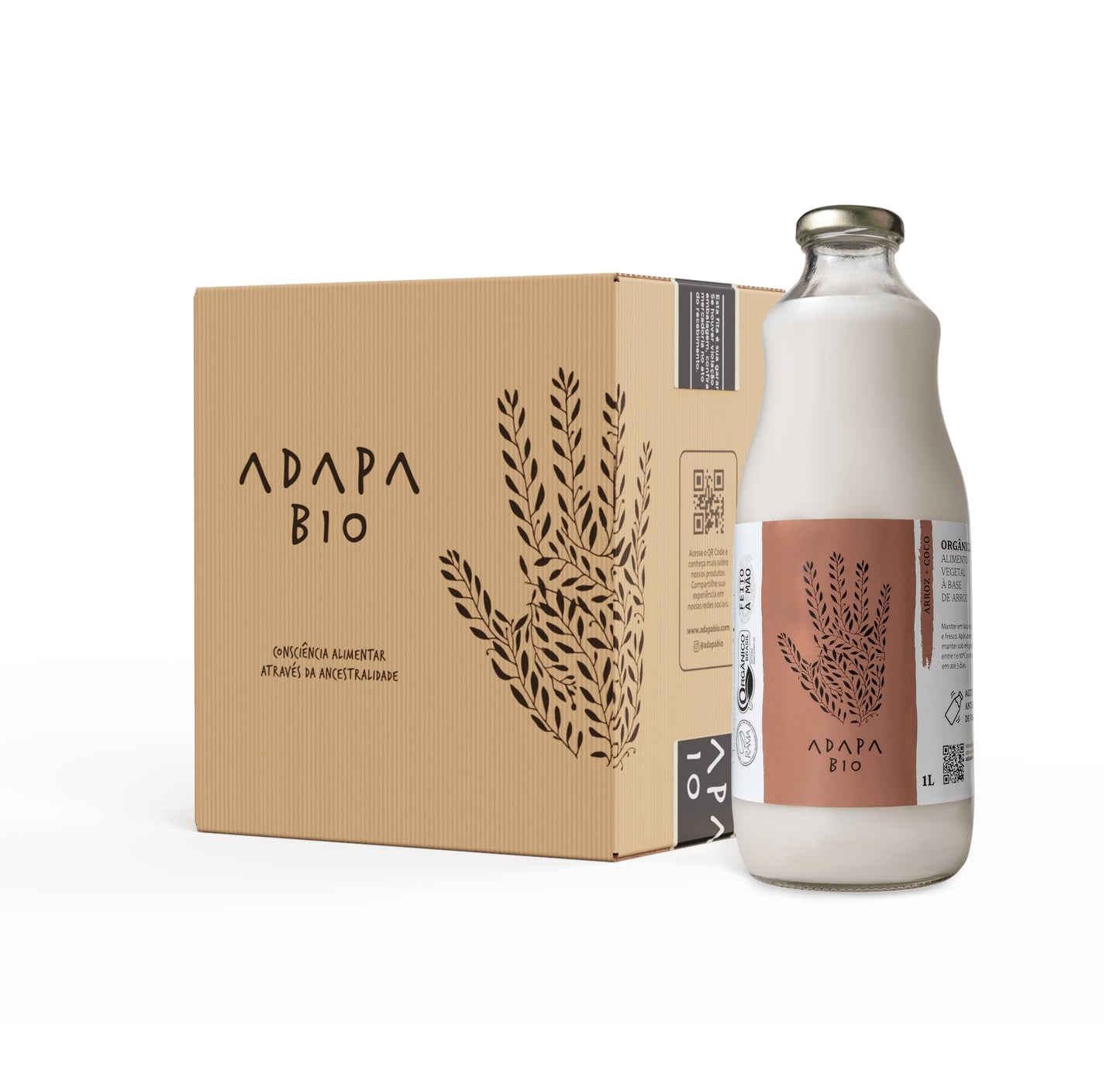 6 un. Bebida de Arroz + Coco 1L